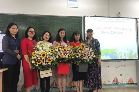 Cuộc thi giáo viên dạy giỏi cấp Quận trường Tiểu học Ngọc Khánh năm học 2019 - 2020