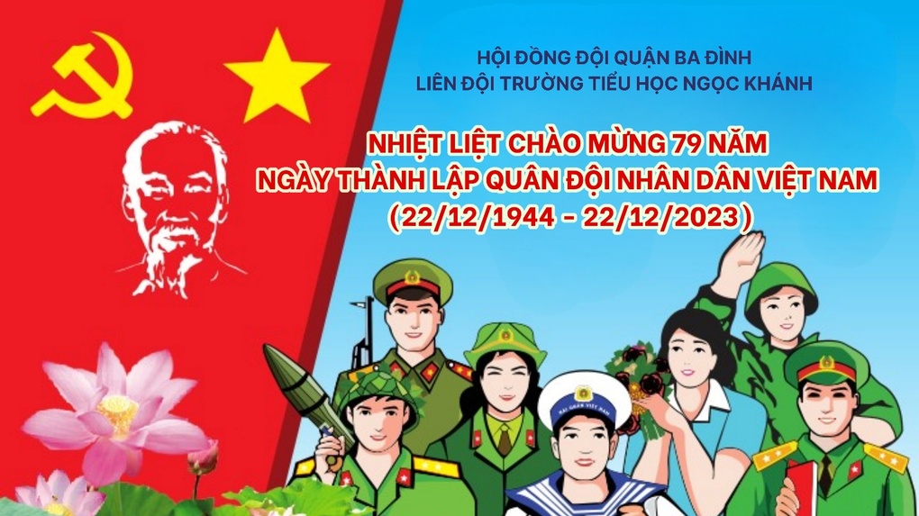 Nhiệt liệt chào mừng 79 năm ngày thành lập Quân đội Nhân dân Việt Nam